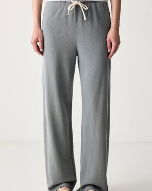 American Vintage pantaloni de trening pentru femei din bumbac