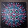 Mandala pictată manual
