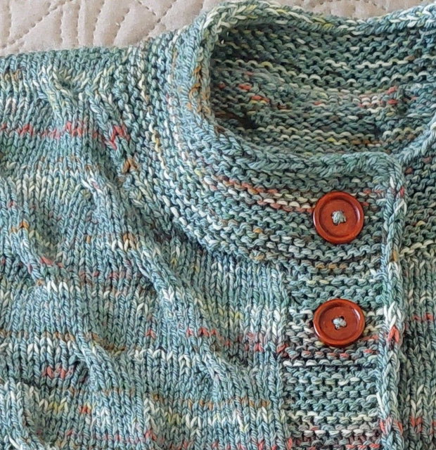 Jacheta Cardigan tricotat manual