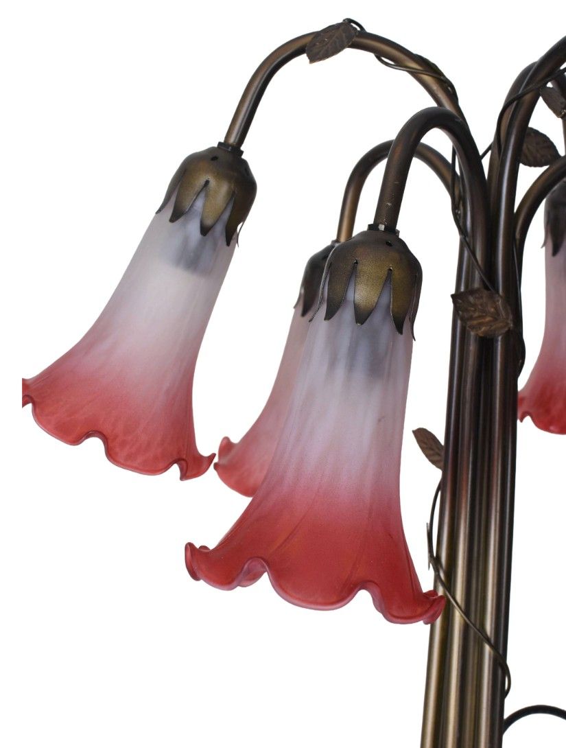 Lampa Art Nouveau cu sase brate