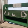 Lădiță decorativă din lemn masiv, Verde Smarald