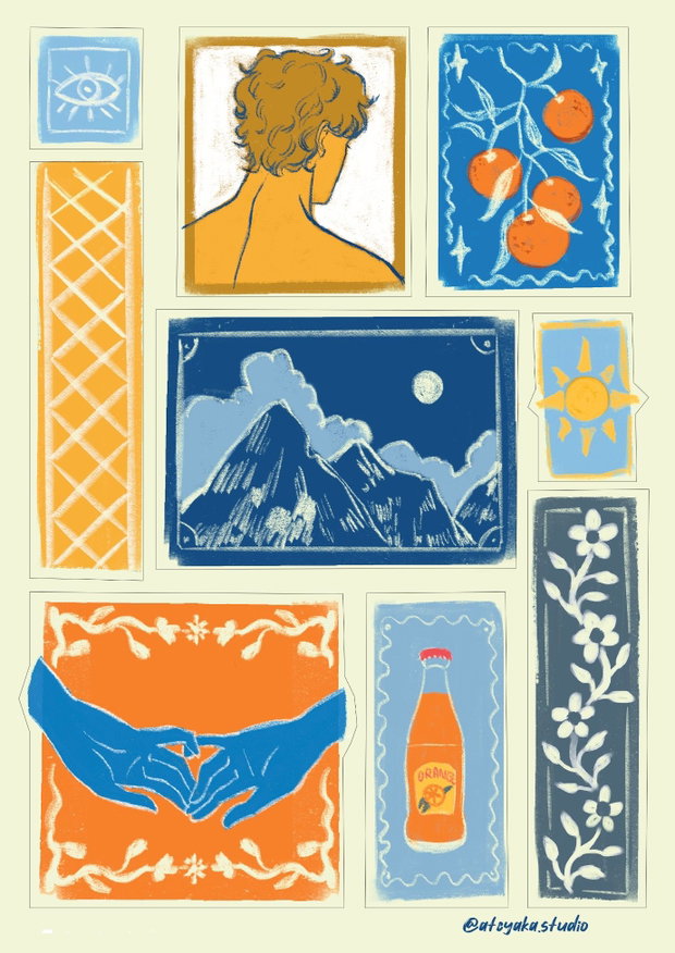 Sticker în Coală - Summer Love