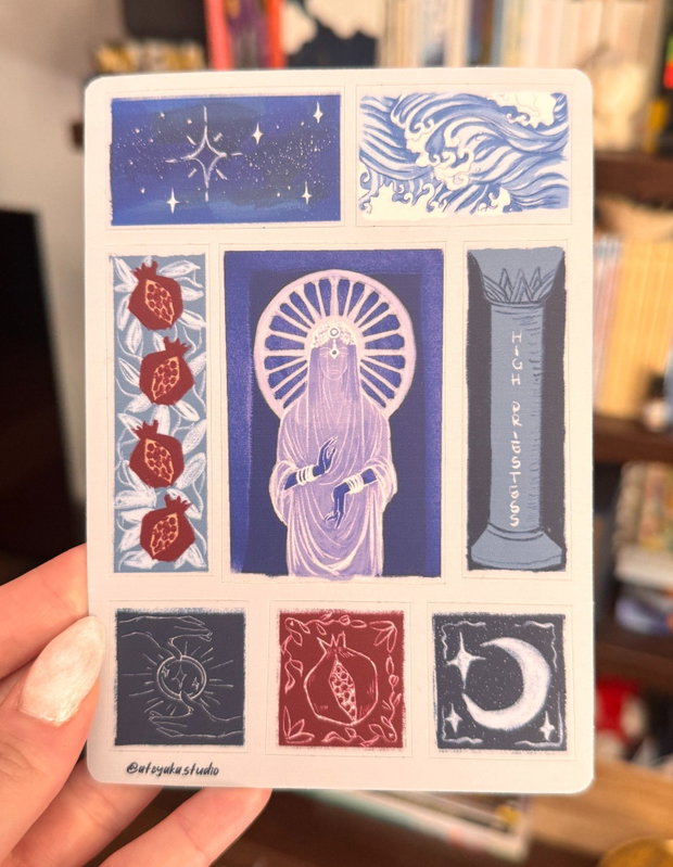 Sticker în Coală - The High Priestess