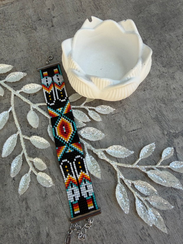 Bratara boho - Ethno din margele Delica