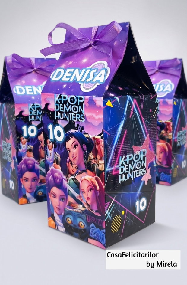 Cutii K-Pop Vânătorii de Demoni personalizate