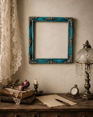 Rama Decorativă Recondiționată  Eleganță Vintage