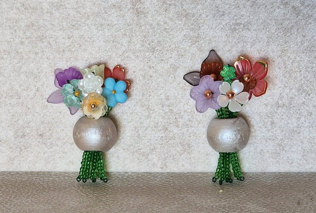 Mini-buchete florale handmade