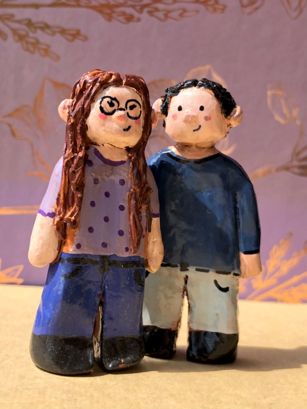Figurină Mini Me Personalizată din lut