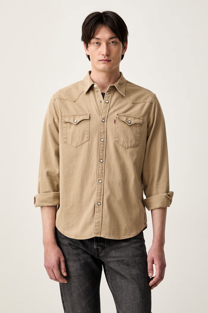 Levi's cămașă pentru bărbați din bumbac BARSTOW WESTERN STANDARD