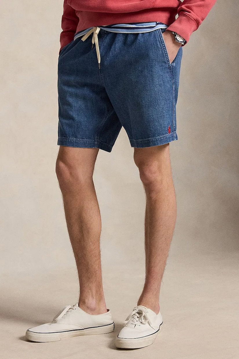 Polo Ralph Lauren pantaloni scurți de trening pentru bărbați din denim