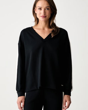 BOSS hanorac de loungewear pentru femei cu modal TONE_Sweatshirt