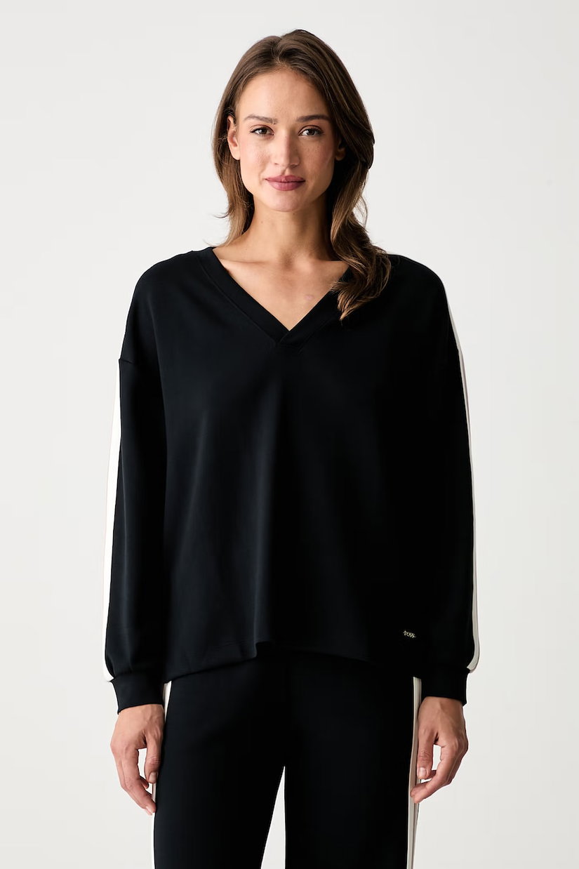 BOSS hanorac de loungewear pentru femei cu modal TONE_Sweatshirt