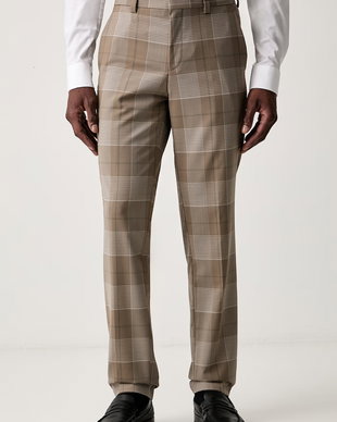 HUGO pantaloni slim fit pentru bărbați din lână Hogan263X