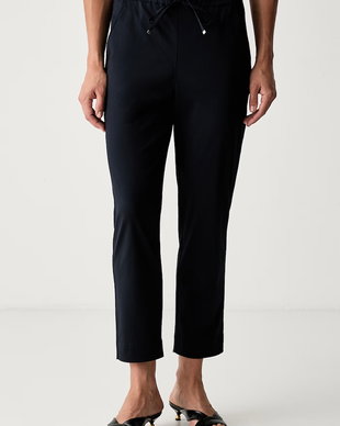 MM by Max Mara pantaloni pentru femei din bumbac cu elastan MMLMARA