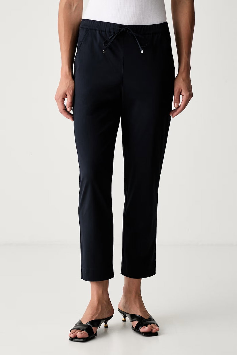 MM by Max Mara pantaloni pentru femei din bumbac cu elastan MMLMARA