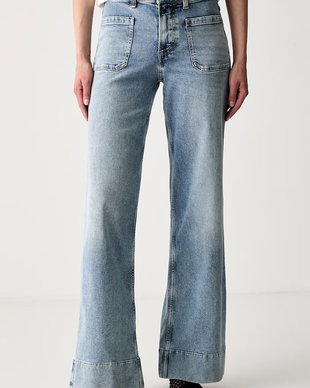 Marc O'Polo blugi wide leg pentru femei