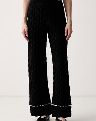 Karl Lagerfeld pantaloni pentru femei cu vâscoză