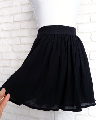 Fusta Incretita Panza Topita Neagra
