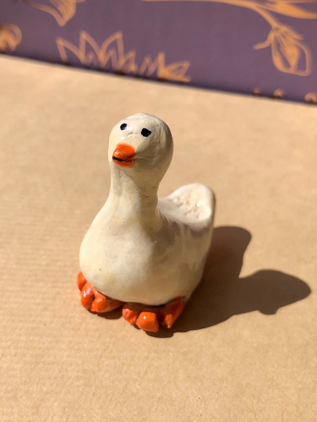 Silly Goose - figurină din lut