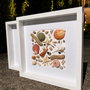 Shadow Box Marin cu Scoici și Stele de Mar
