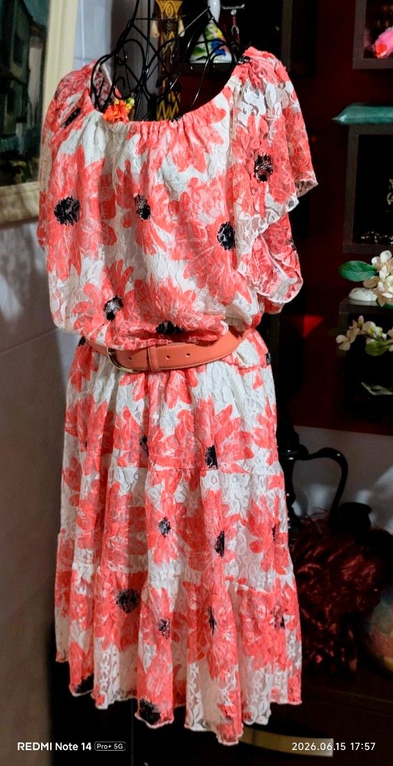 Rochie ampla din dantela mărime xl -xxl