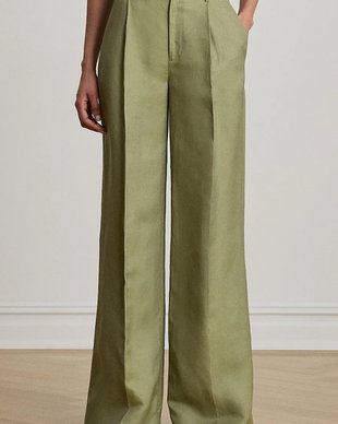 Lauren Ralph Lauren pantaloni palazzo pentru femei, cu in