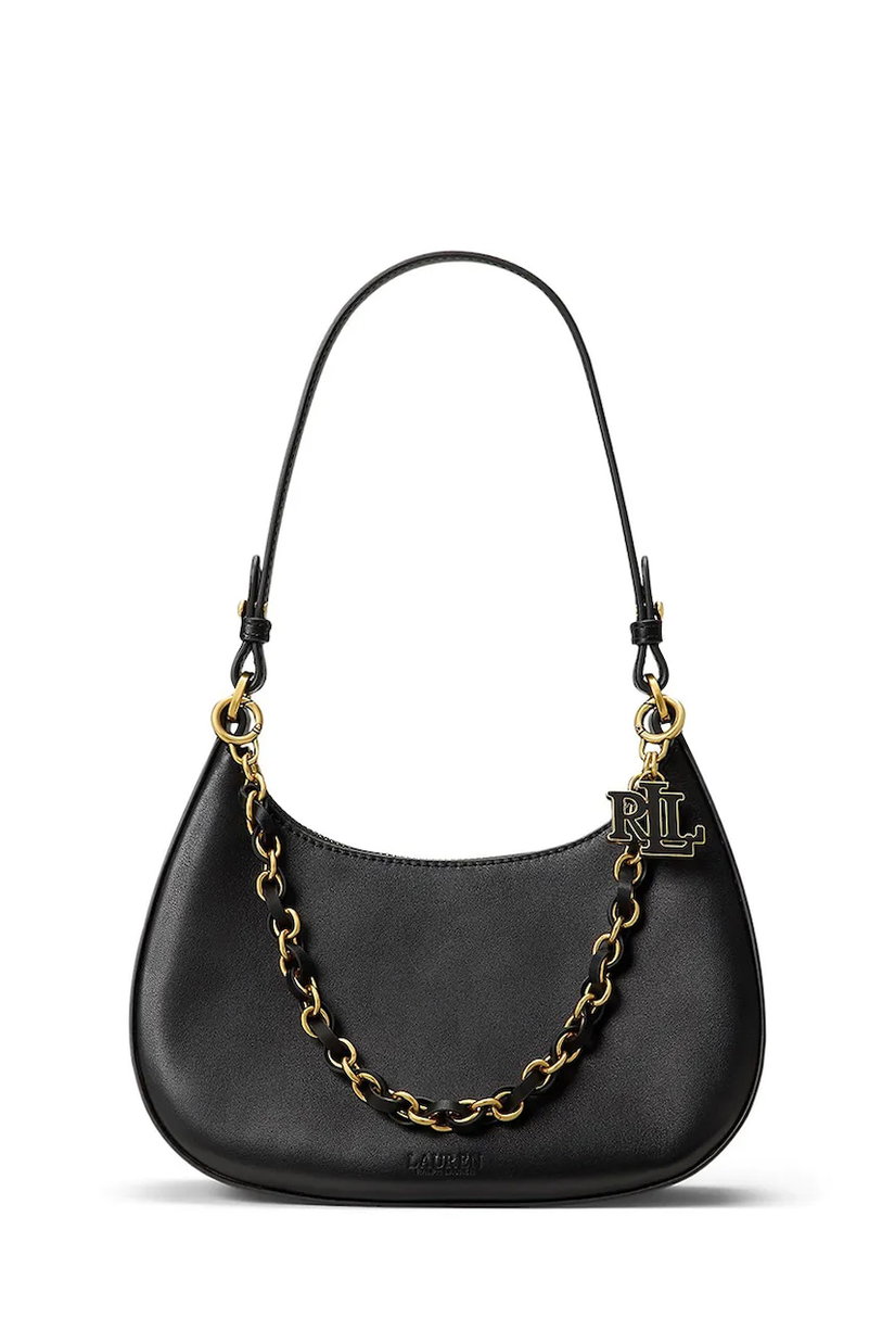 Lauren Ralph Lauren hobo bag pentru femei din piele