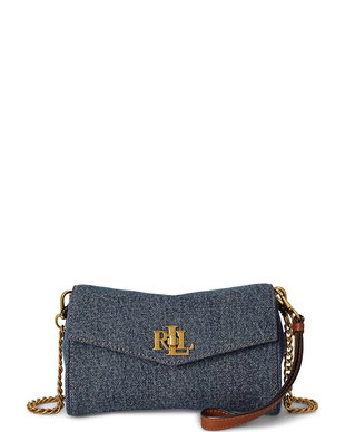 Lauren Ralph Lauren geantă crossbody pentru femei din denim