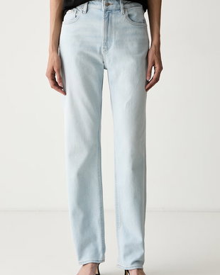 Calvin Klein Jeans blugi straight pentru femei