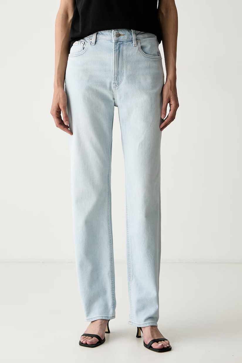 Calvin Klein Jeans blugi straight pentru femei