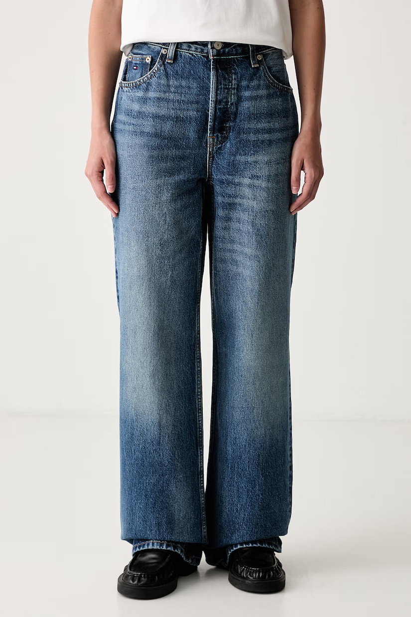 Tommy Jeans blugi relaxed fit pentru femei