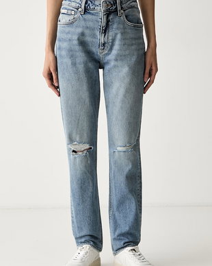 Calvin Klein Jeans blugi mom fit pentru femei