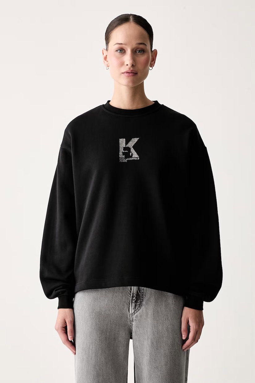 Karl Lagerfeld Jeans hanorac pentru femei din bumbac