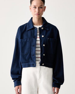 Tommy Jeans cămașă pentru femei din bumbac