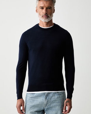 Hackett London pulover pentru bărbați din lână merino
