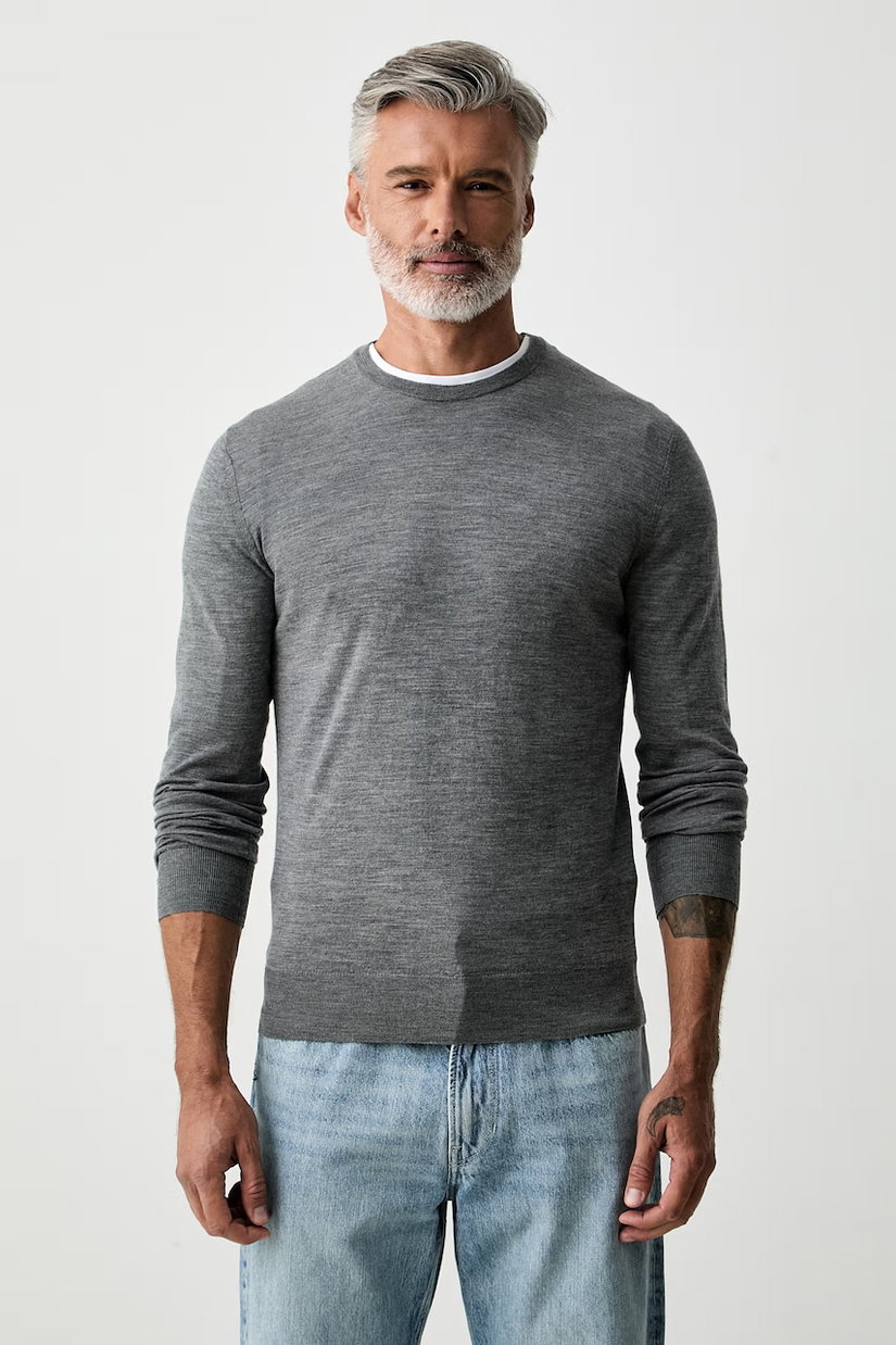 Hackett London pulover pentru bărbați din lână merino