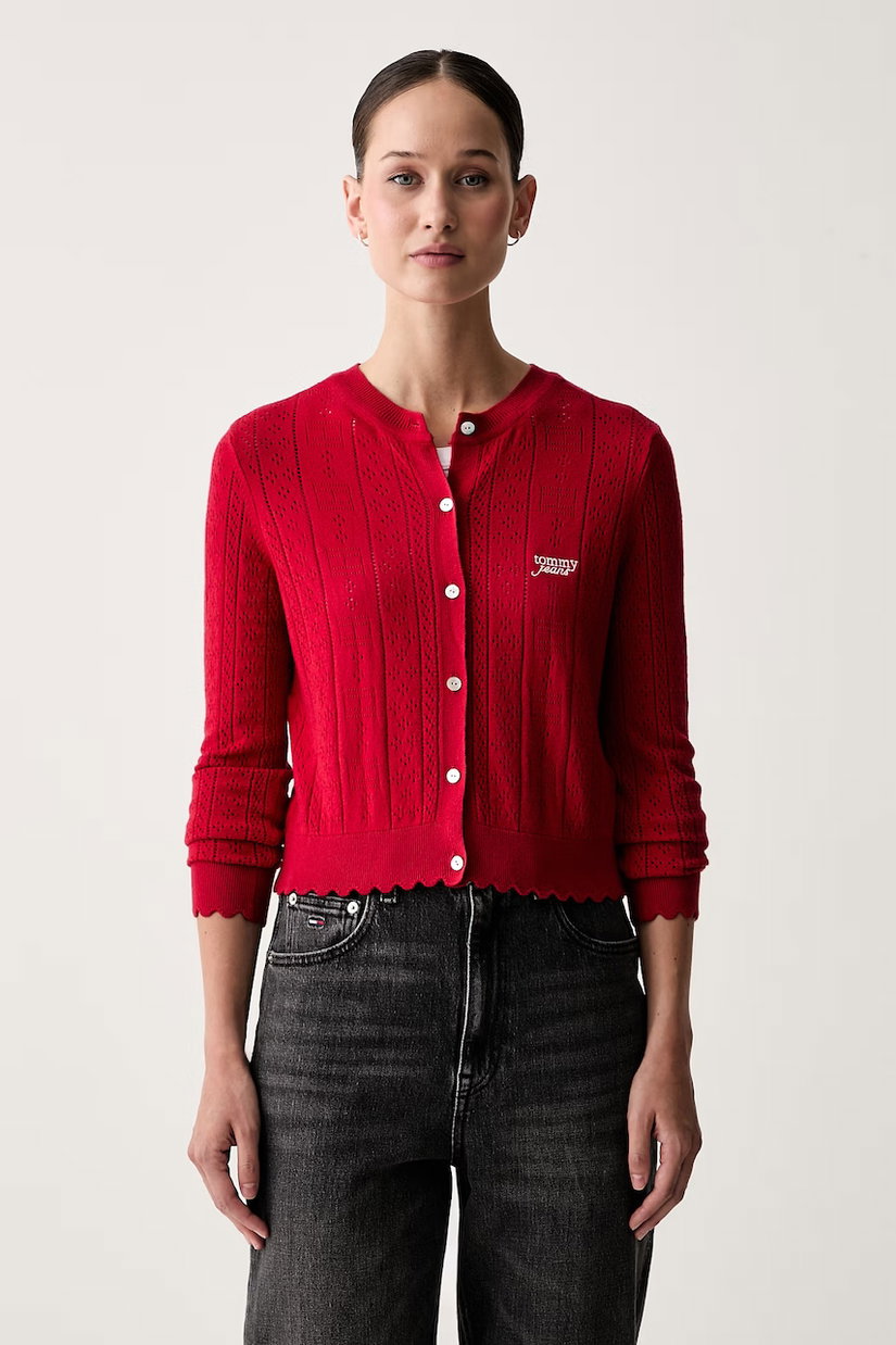Tommy Jeans cardigan pentru femei cu vâscoză