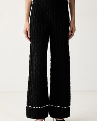 Karl Lagerfeld pantaloni pentru femei cu vâscoză