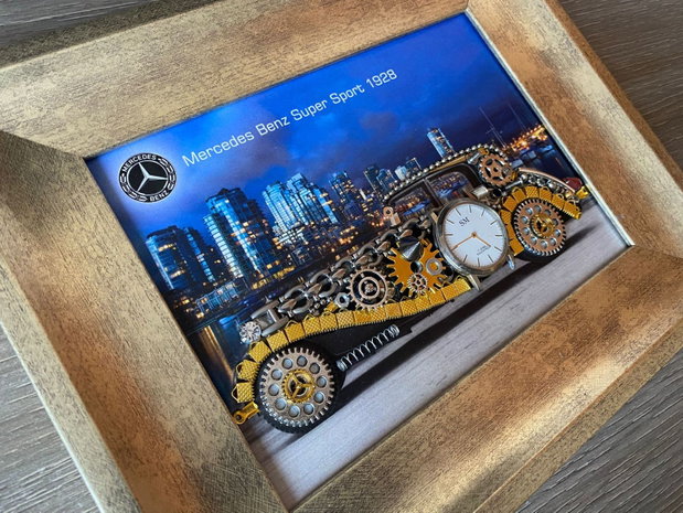 Mercedes Benz Super Sport 1928 Cod M 729・Stil steampunk・Cadouri handmade