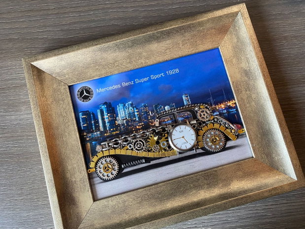 Mercedes Benz Super Sport 1928 Cod M 729・Stil steampunk・Cadouri handmade