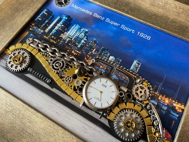 Mercedes Benz Super Sport 1928 Cod M 729・Stil steampunk・Cadouri handmade