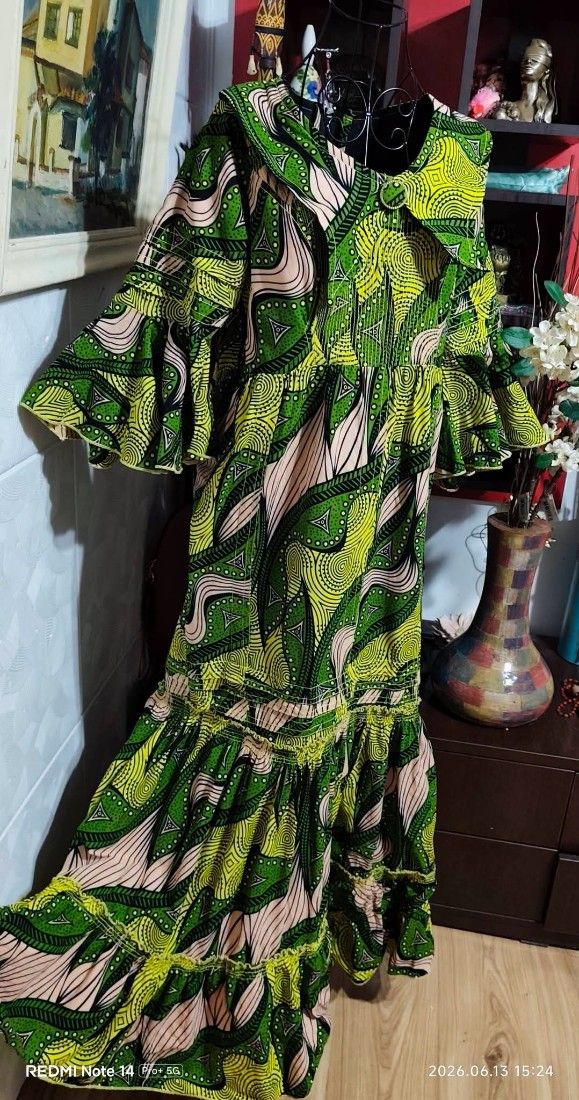 Rochie bumbac africana