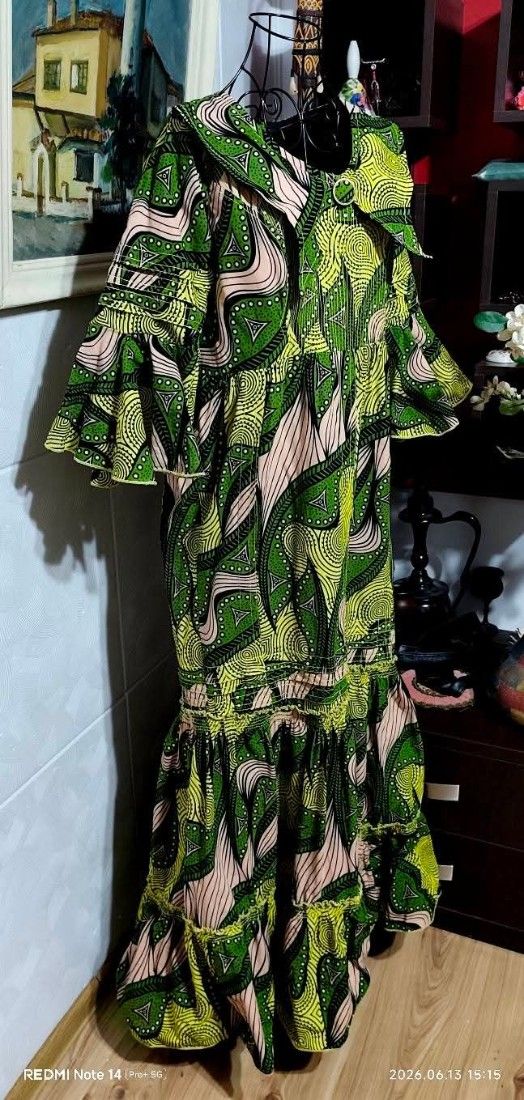 Rochie bumbac africana