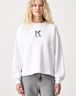 Karl Lagerfeld Jeans hanorac pentru femei din bumbac