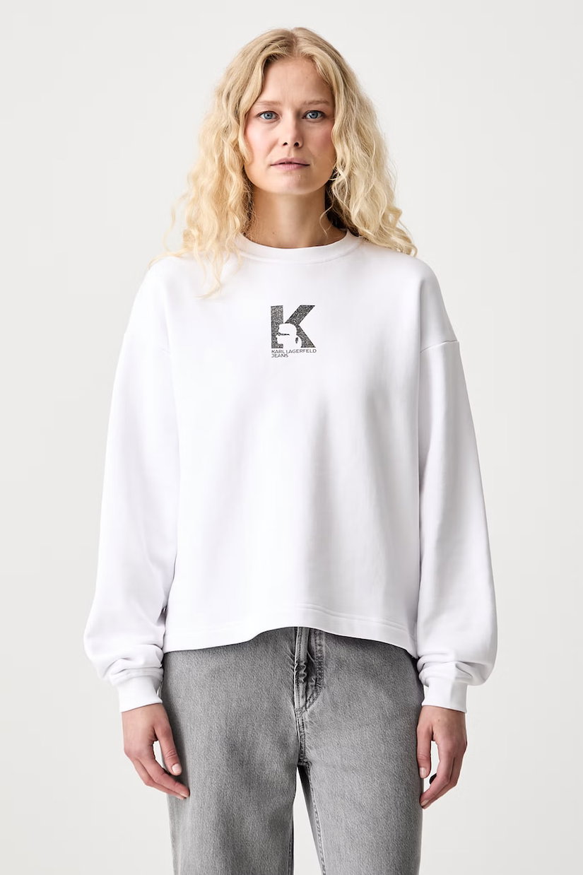 Karl Lagerfeld Jeans hanorac pentru femei din bumbac