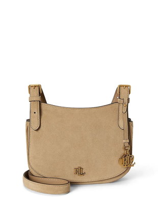 Lauren Ralph Lauren geantă crossbody pentru femei din piele întoarsă
