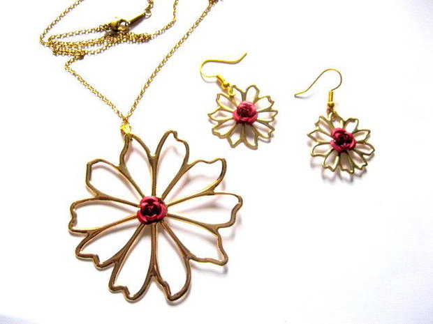 set bijuterii auriu  52520