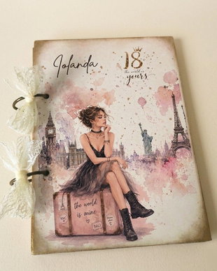Album / jurnal / guest book - tema majorat