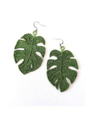 Cercei Frunza Monstera