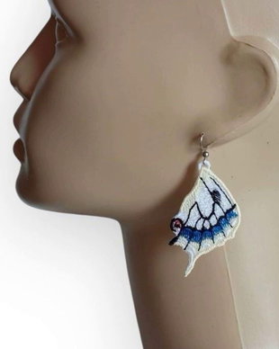 Cercei Aripi de Fluture Delicate si Feminine